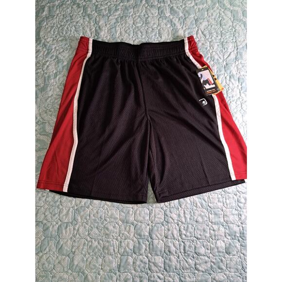 MEN'S NWT SIZE 2XL "AND1" BLACK DRAWSTRING ATHLETIC BASKETBALL SHORTS 38" WAIST - Picture 1 of 13